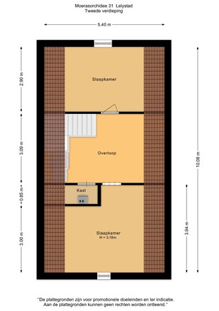Floorplan - Moerasorchidee 31, 8245 JW Lelystad